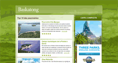 Desktop Screenshot of baskatong.com