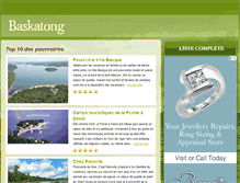 Tablet Screenshot of baskatong.com